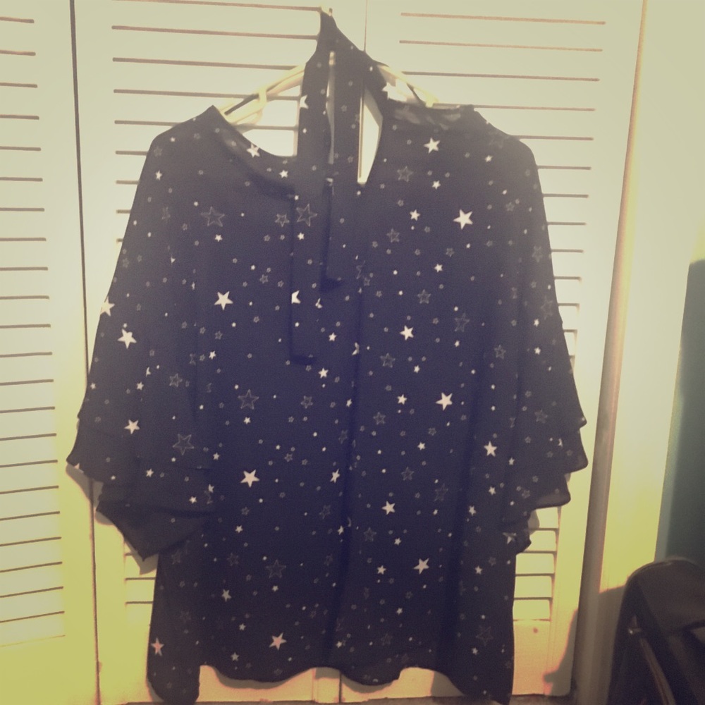 Black See-Through ANA Top
